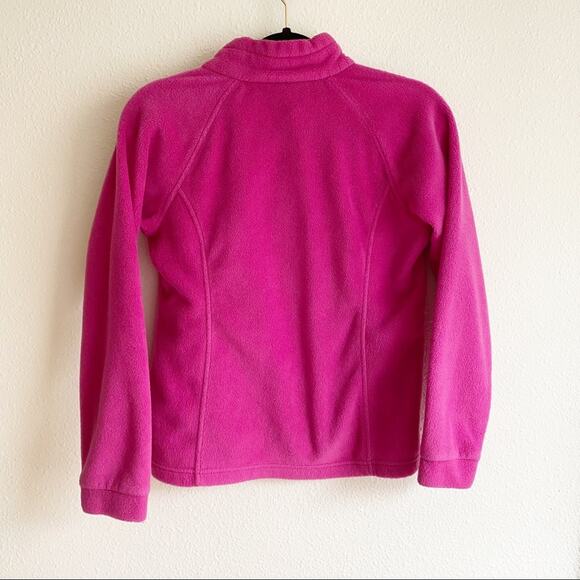 Columbia Full Zip Fleece Jacket Magenta Pink - Picture 5 of 7